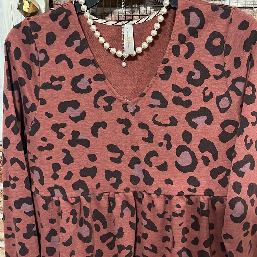 Leopard Print Dress - Picture 3 of 5